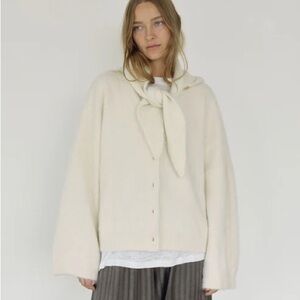 NWT Boheme Goods The V Neck Cardi, Milk